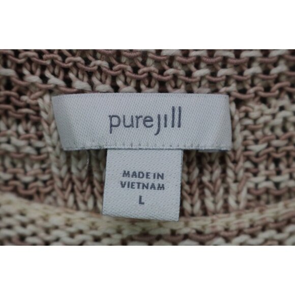 Pure Jill Ribbed Tunic Sweater-Size Large - Picture 2 of 10